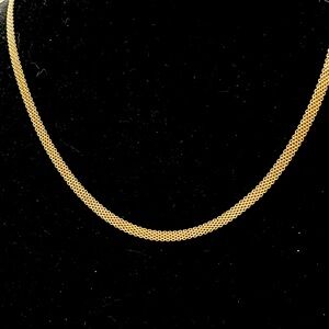 New 10k yellow gold bismark necklace 18”